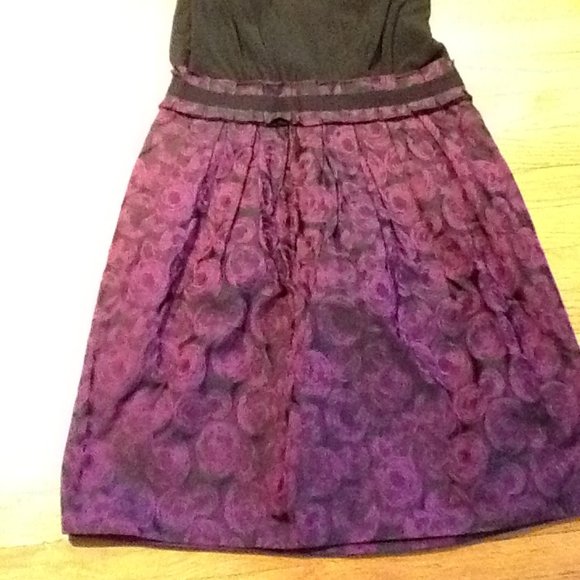 Gorgeous Black and Fuschia Party Dress - Picture 6 of 10